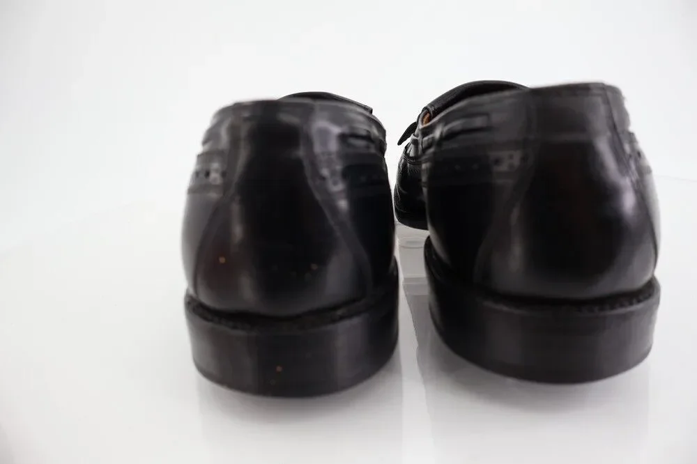 Allen Edmonds Arlington Kiltie Loafer Men's Size 11.5 A Black Leather Tassel Moc